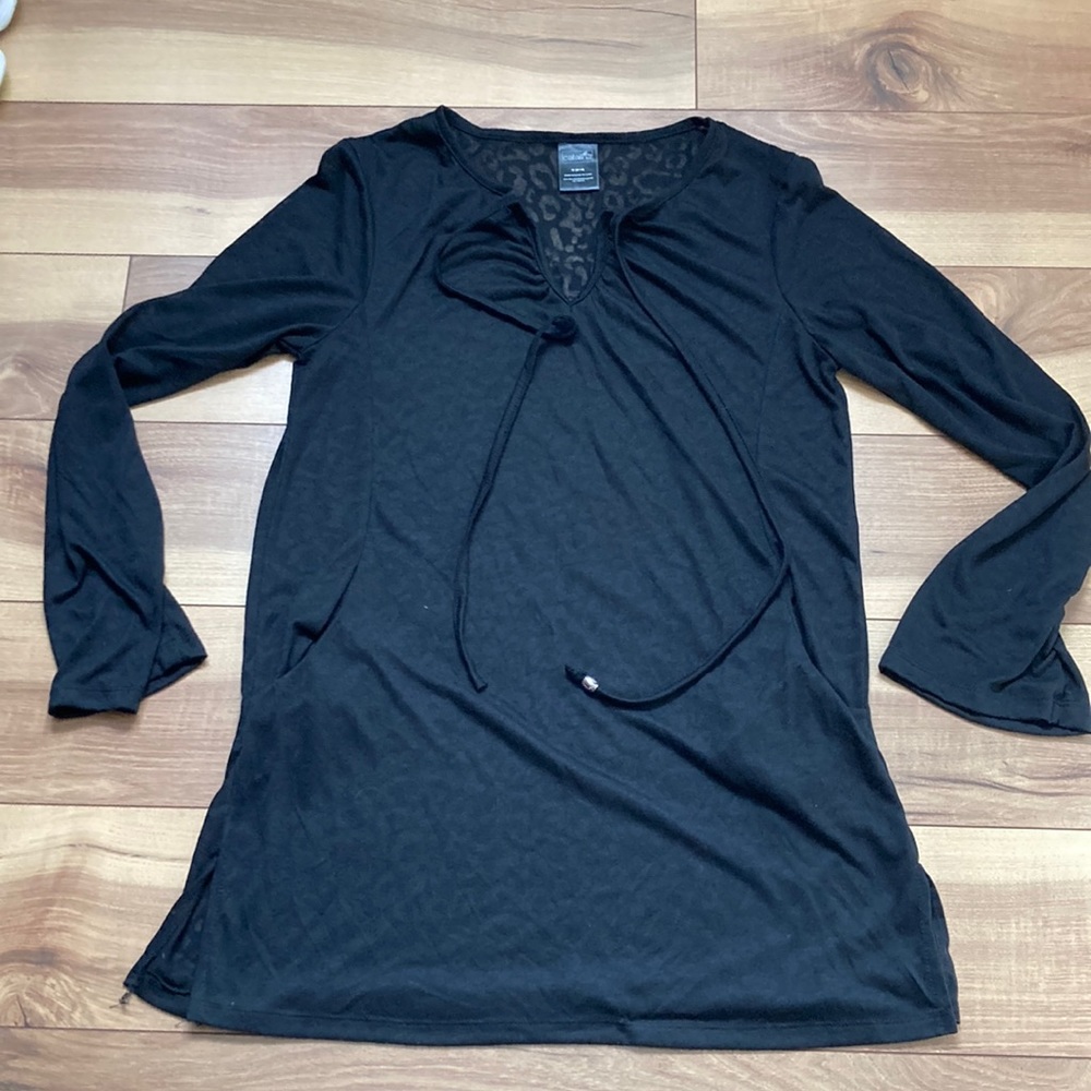 Catalina black swimsuit coverup. Size M